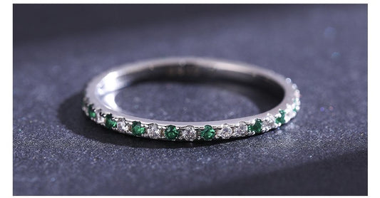 Anillo Delgado Esmeralda