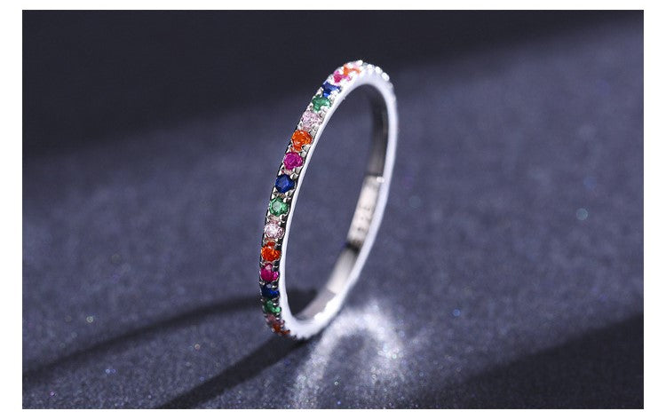 Anillo Delgado Rainbow