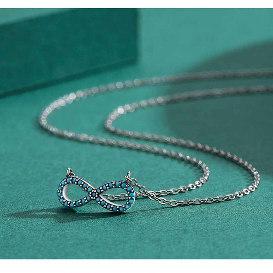Collar Infinito Turquesa