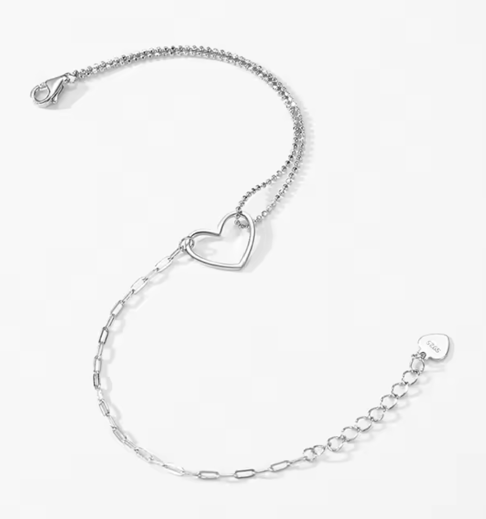 Pulsera Corazon Half Paper-Clip
