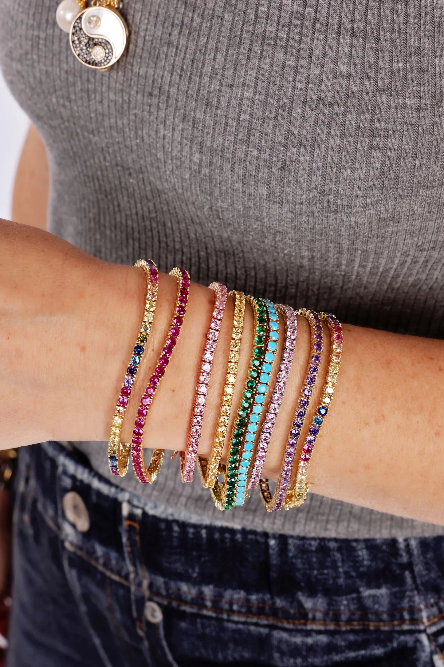 Pulsera Tennis Rainbow