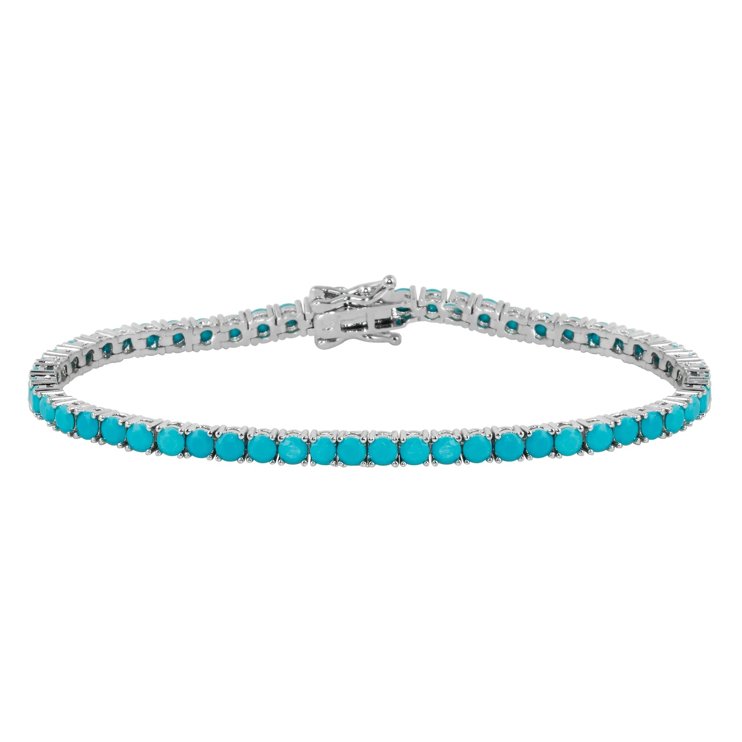 Pulsera Tennis Turquesa