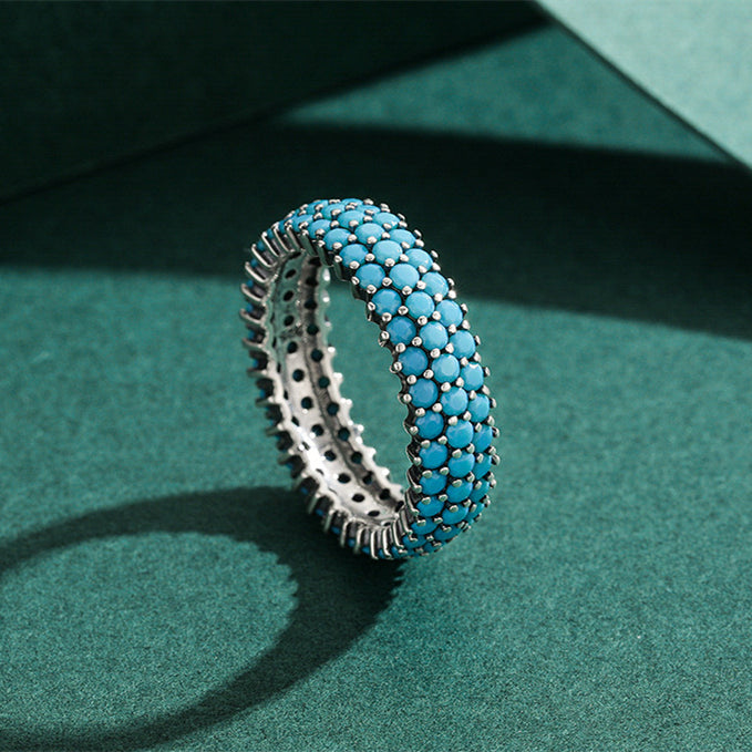 Anillo Piedras Tuquesas