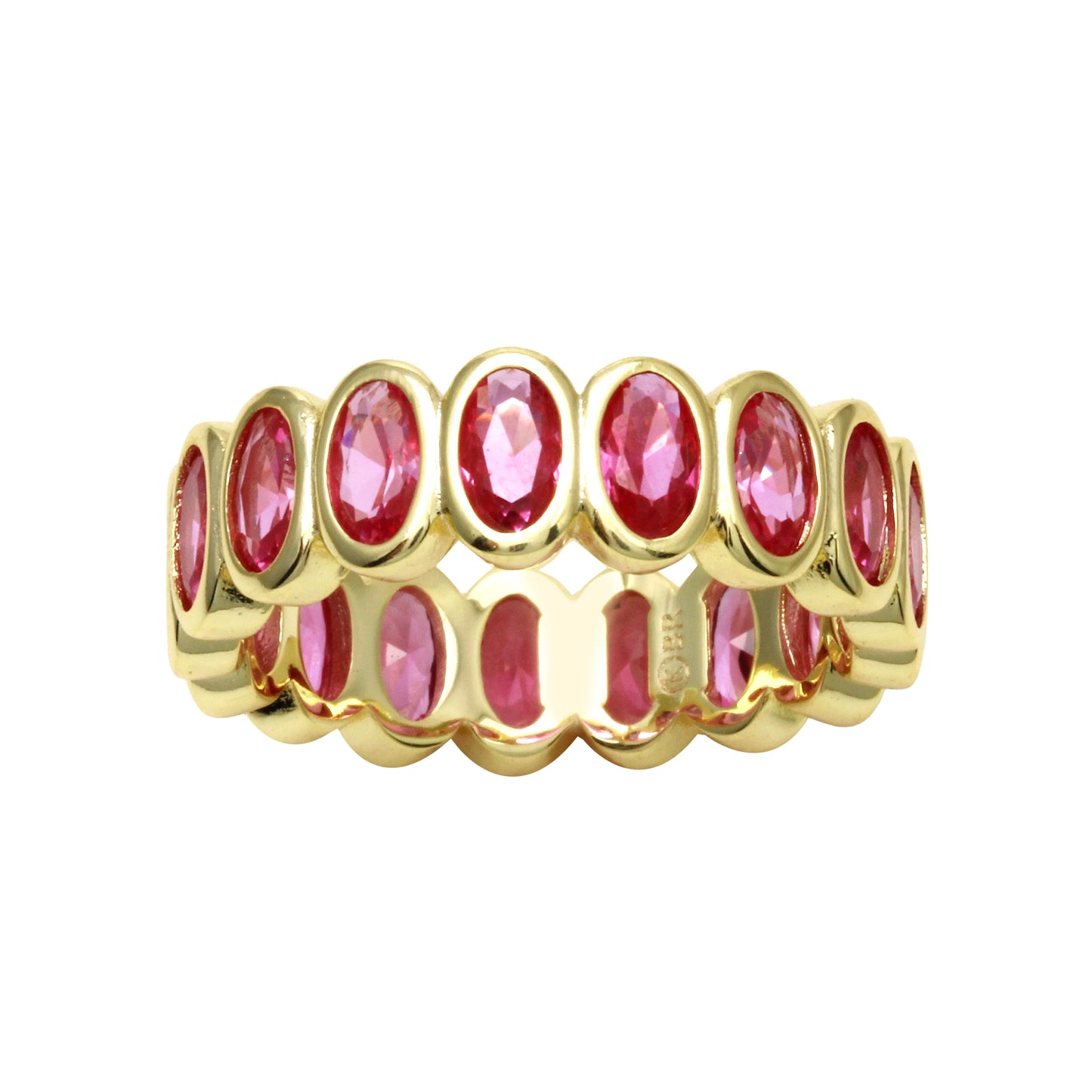 Anillo Bezel Ovalado