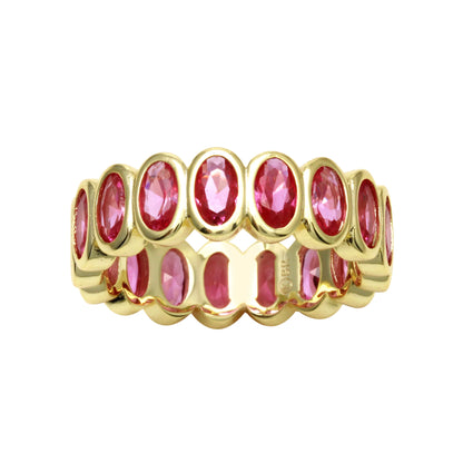 Anillo Bezel Ovalado