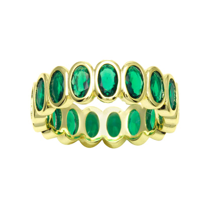 Anillo Bezel Ovalado