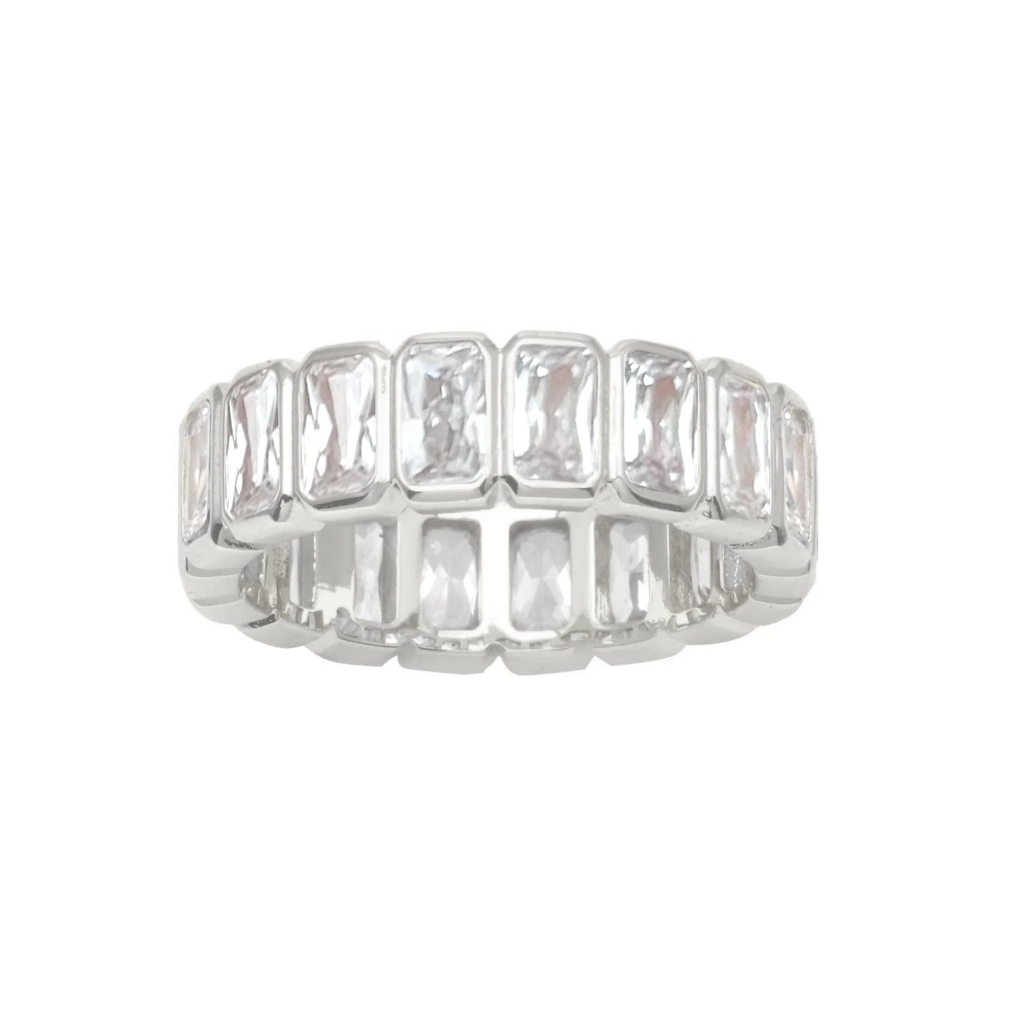 Anillo Bezel Rectangular