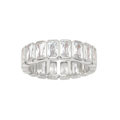 Anillo Bezel Rectangular