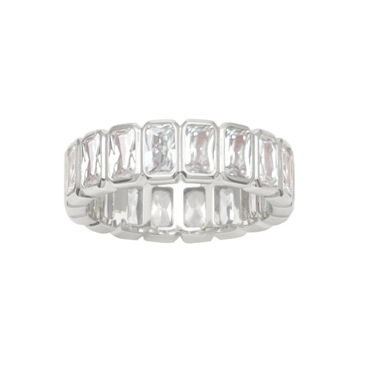 Anillo Bezel Rectangular