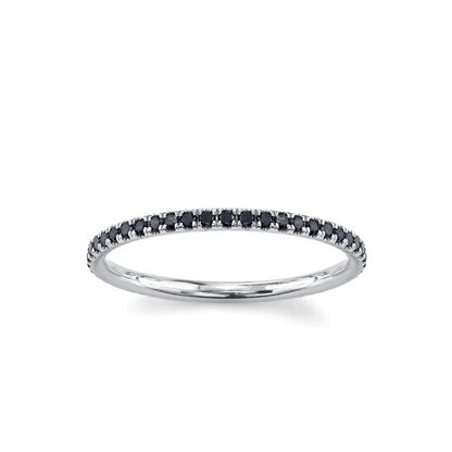 Anillo Delgado Negro