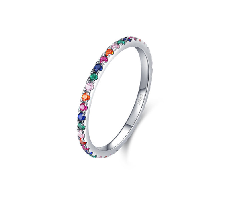 Anillo Delgado Rainbow
