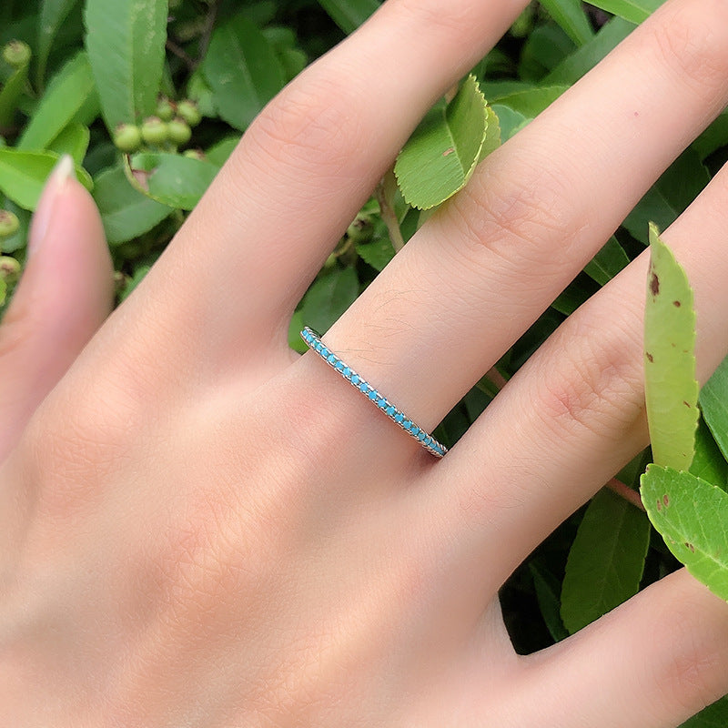 Anillo Delgado Turquesa