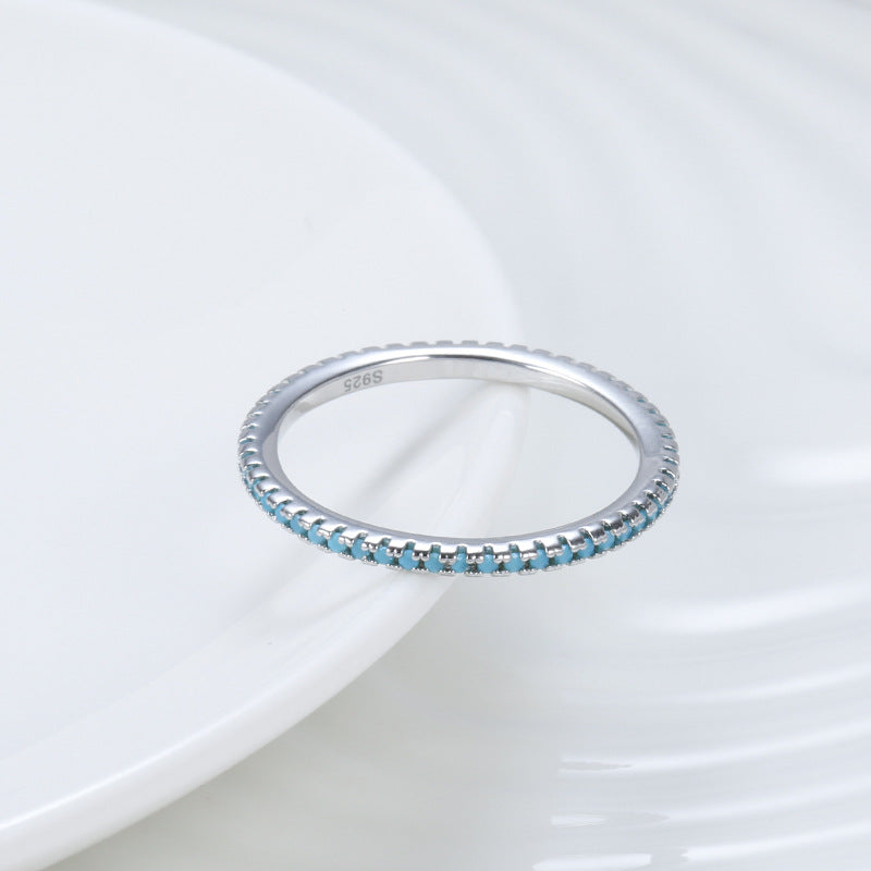 Anillo Delgado Turquesa
