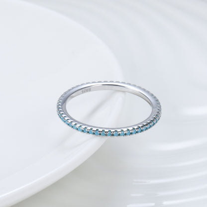Anillo Delgado Turquesa