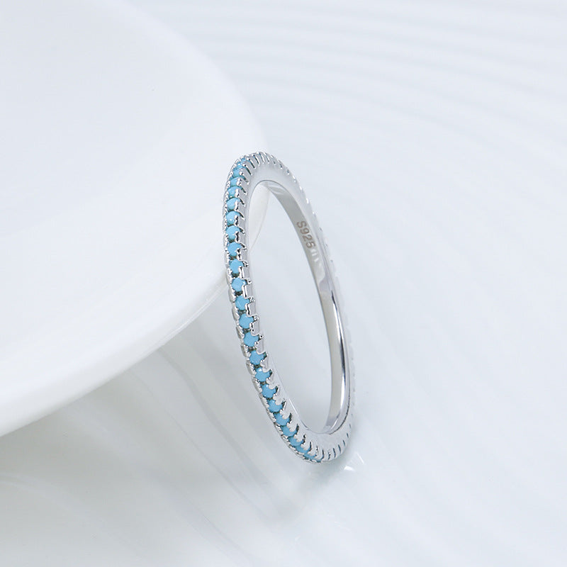 Anillo Delgado Turquesa