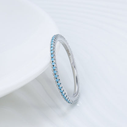 Anillo Delgado Turquesa