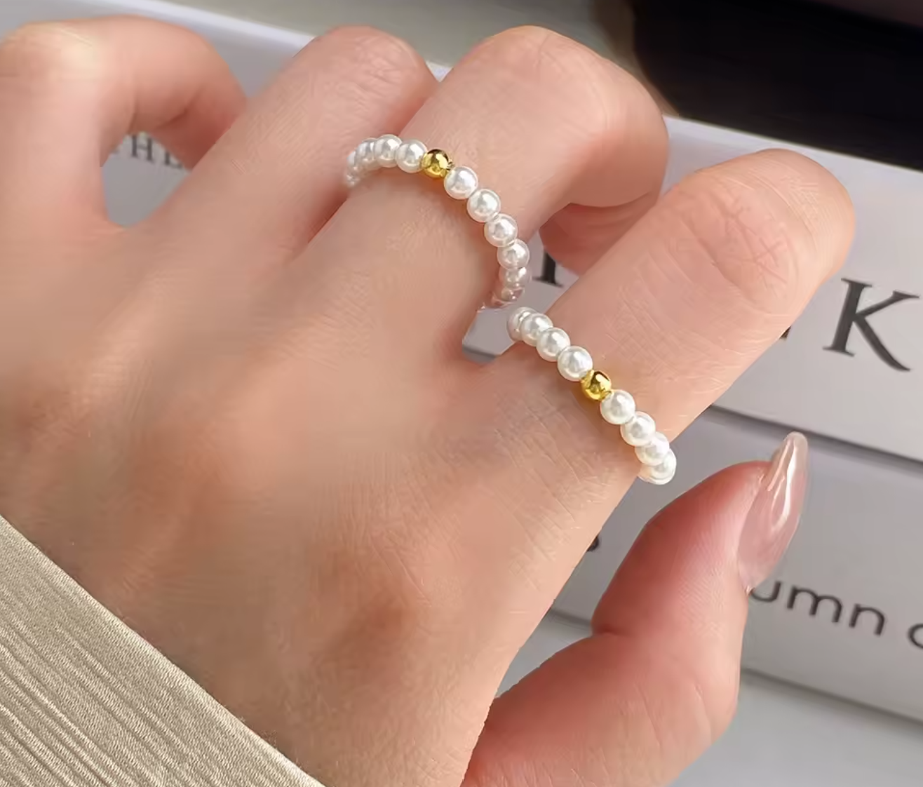 Anillo Perlitas