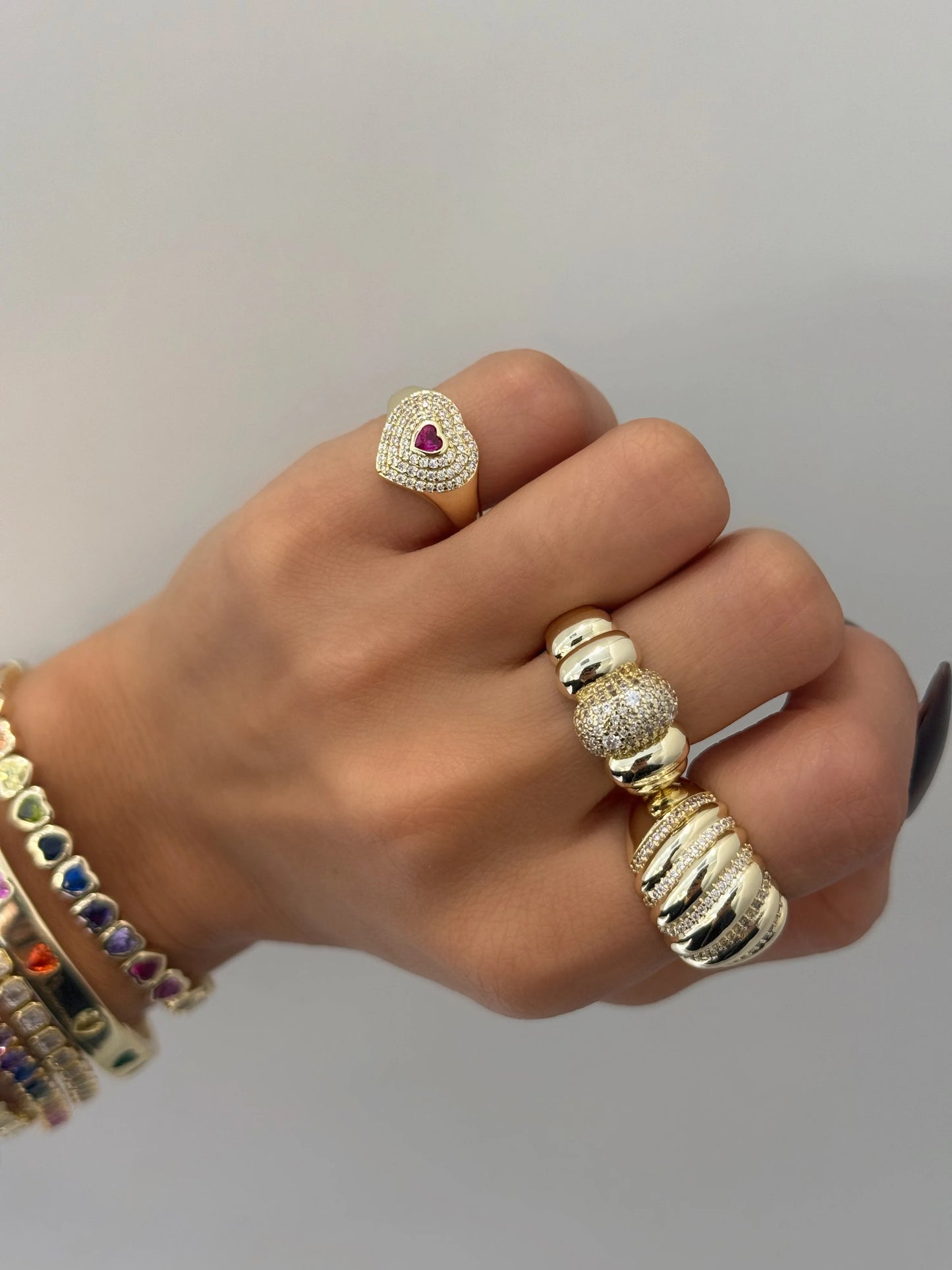 Anillo Pinky Corazon