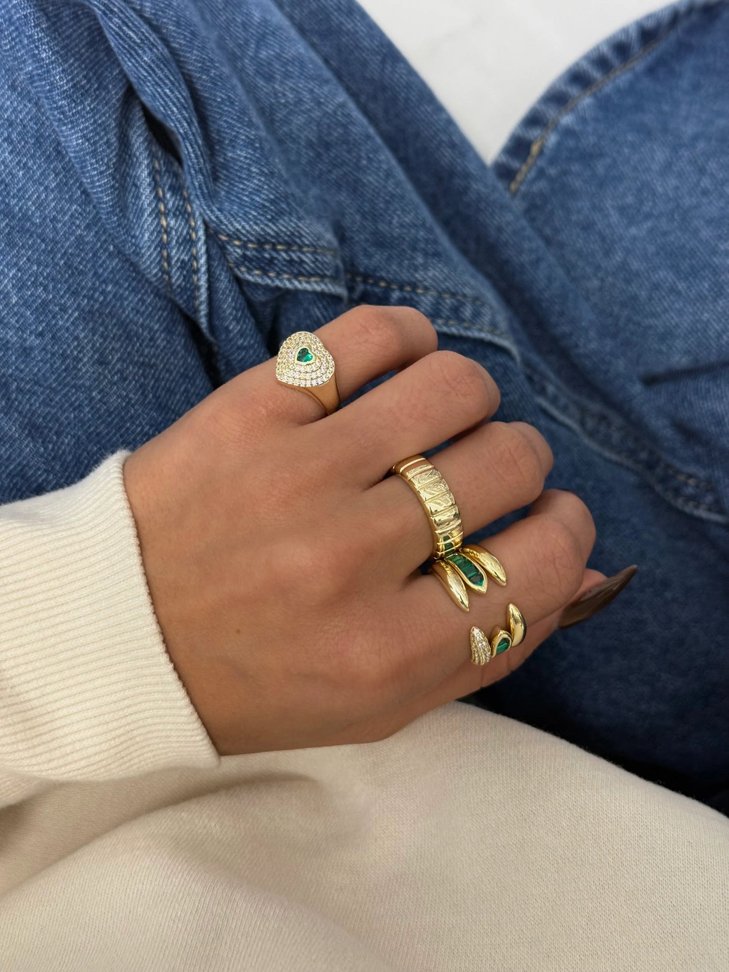 Anillo Pinky Corazon