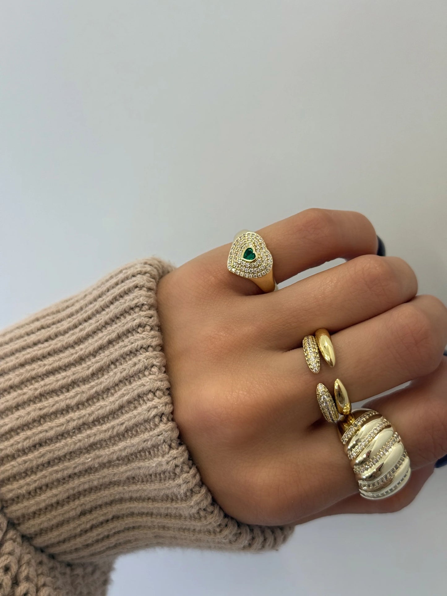 Anillo Pinky Corazon