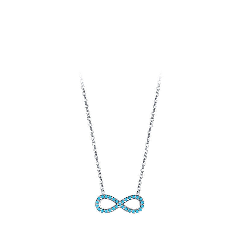 Collar Infinito Turquesa