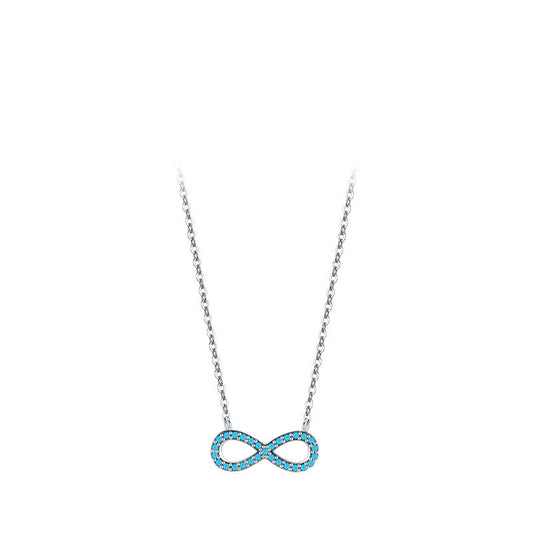 Collar Infinito Turquesa