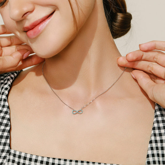 Collar Infinito Turquesa