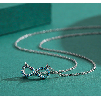 Collar Infinito Turquesa