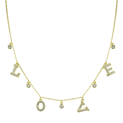 Collar Love con Colgantes