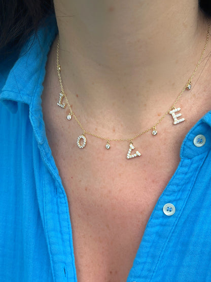 Collar Love con Colgantes