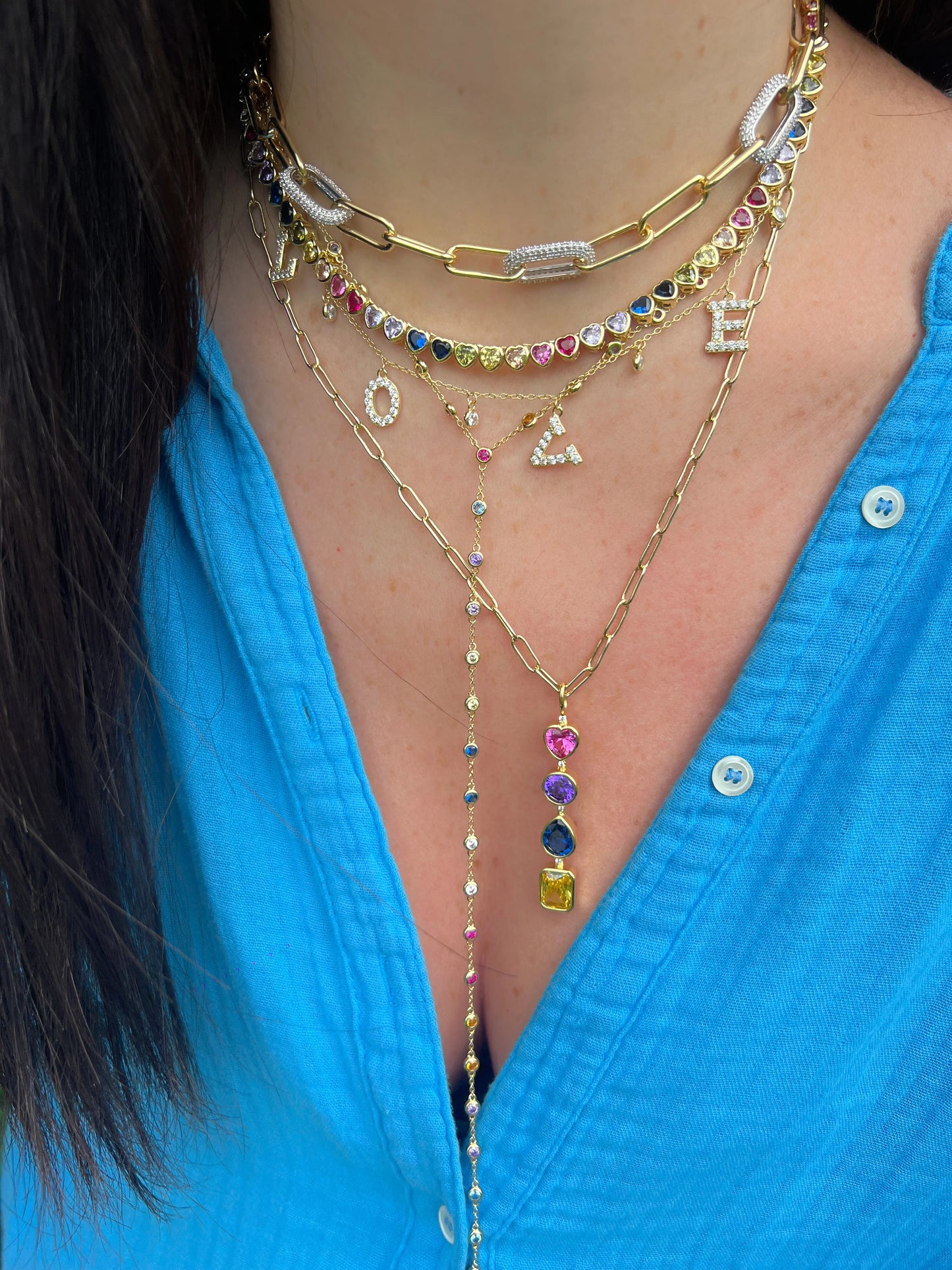 Collar Love con Colgantes