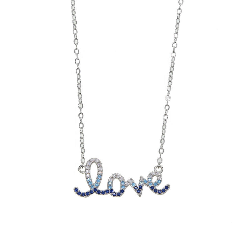 Collar Love Fire con Circonias