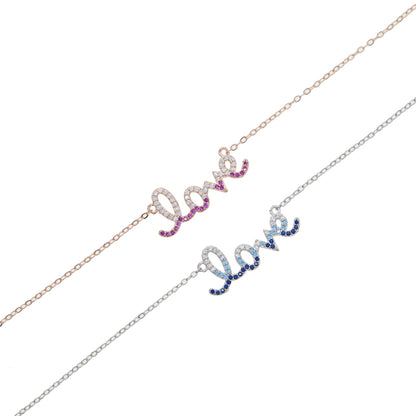 Collar Love Fire con Circonias