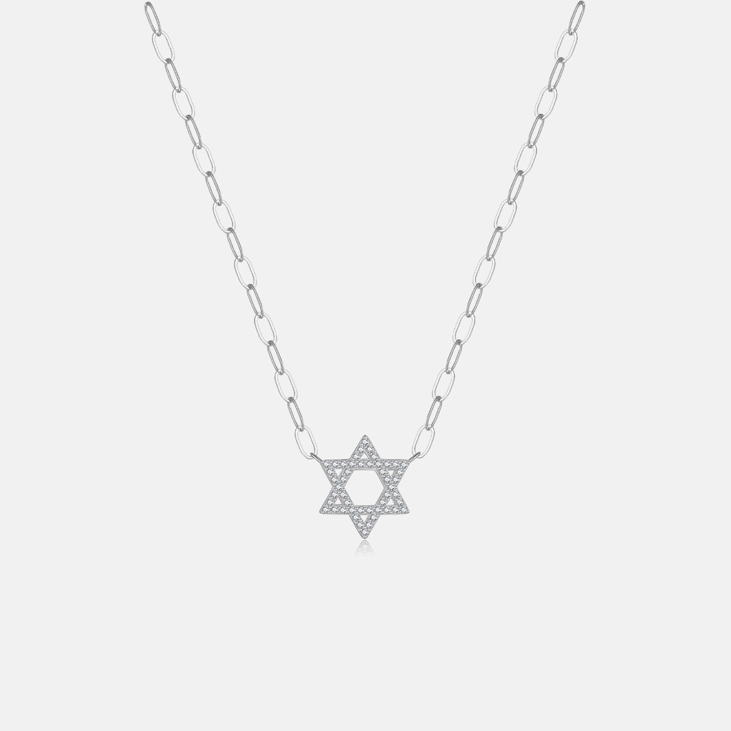 Collar PaperClip con Estrella de David