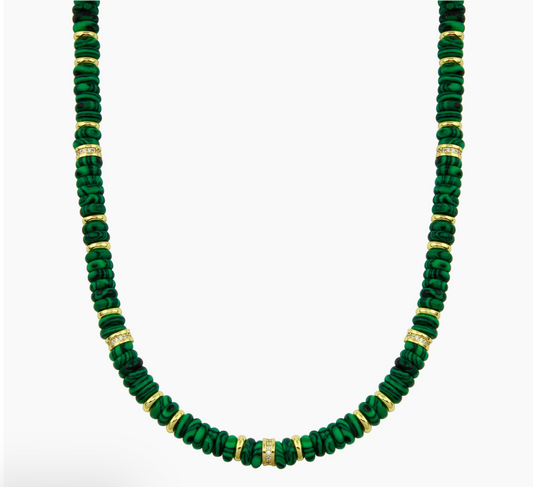 Collar Pukka Esmeralda con Circonias