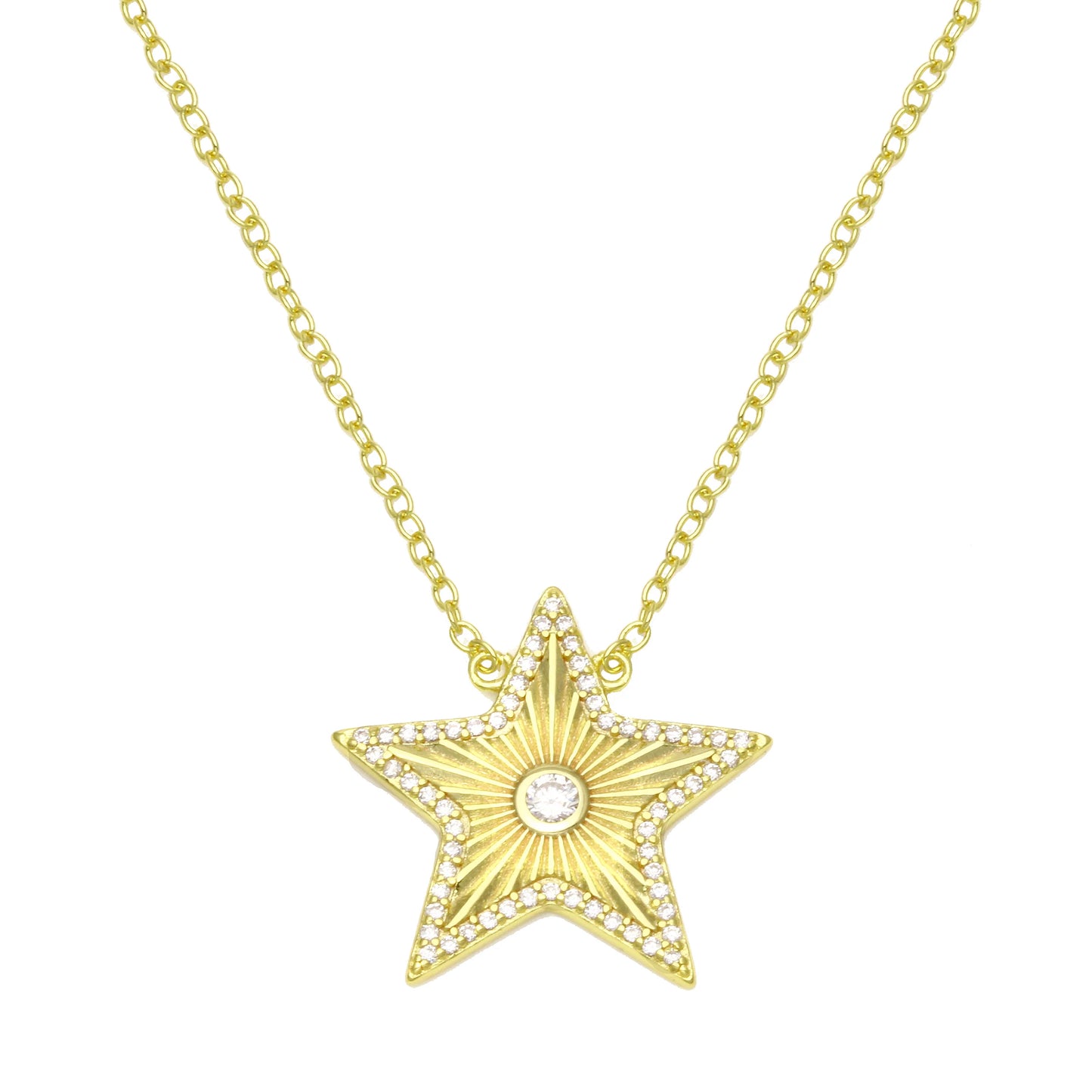 Collar Estrella Acanalada