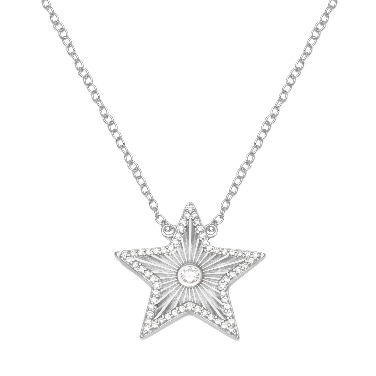 Collar Estrella Acanalada