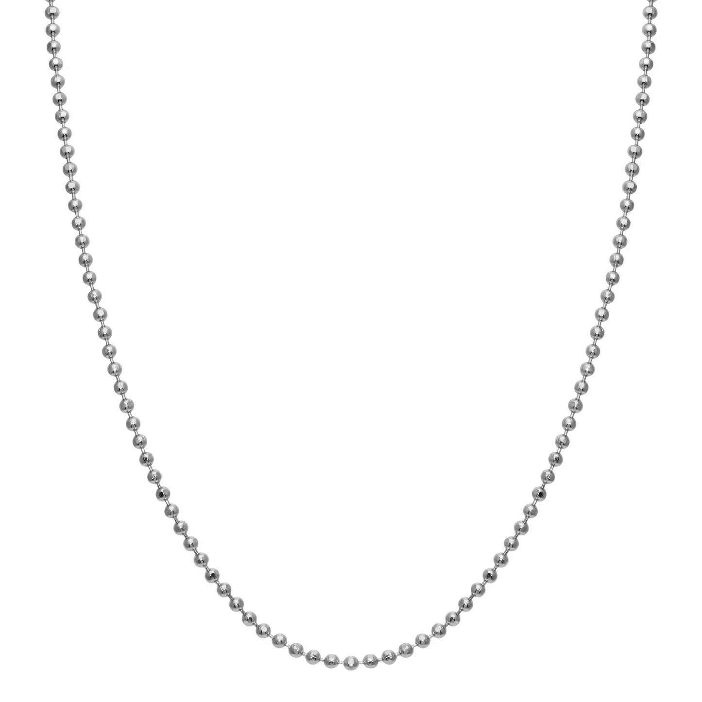 Collar de Bolitas con Corte Diamante