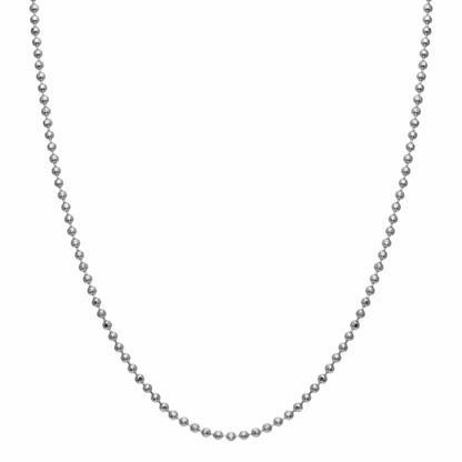 Collar de Bolitas con Corte Diamante