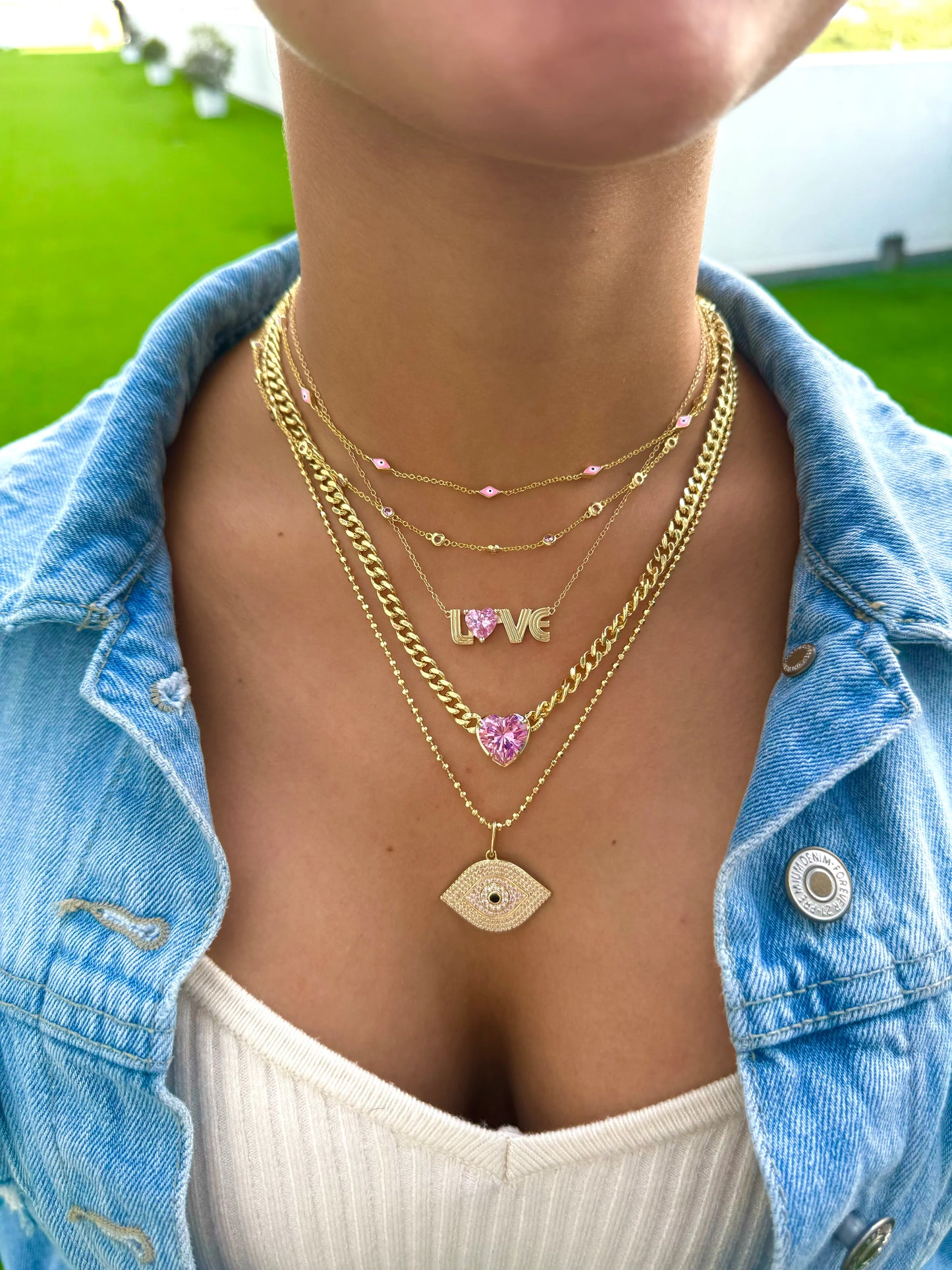 Collar de Bolitas con Corte Diamante