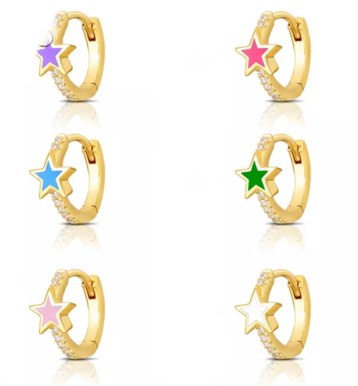 Mini Aracadas Estrella Blanaca