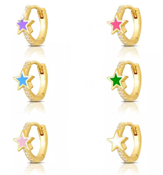 Mini Aracadas Estrella Blanaca