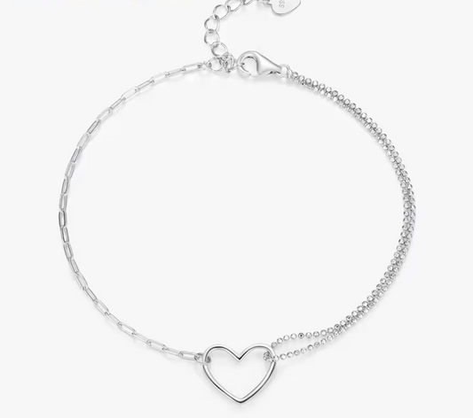 Pulsera Corazon Half Paper-Clip