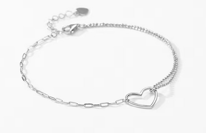 Pulsera Corazon Half Paper-Clip