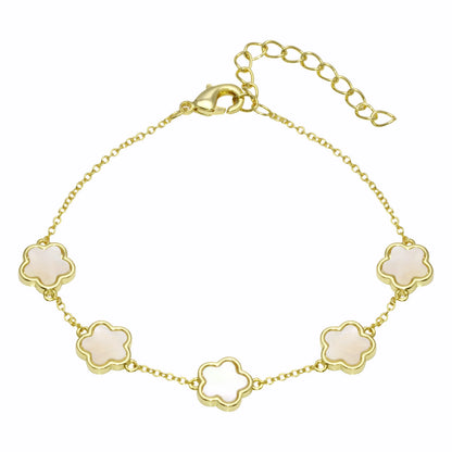 Pulsera Flor de 5 Piedras