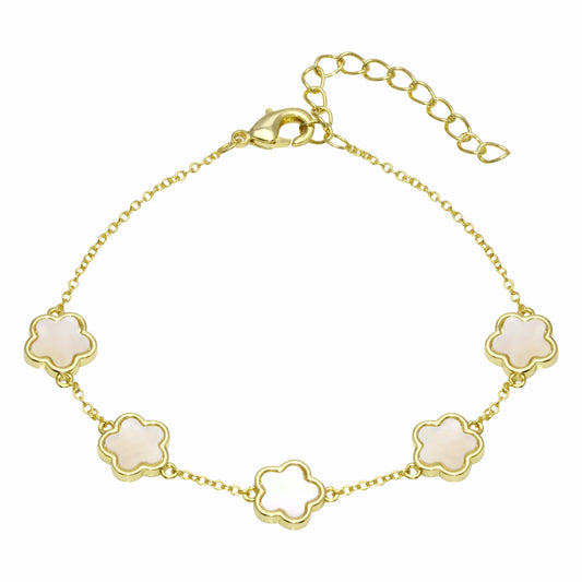 Pulsera Flor de 5 Piedras