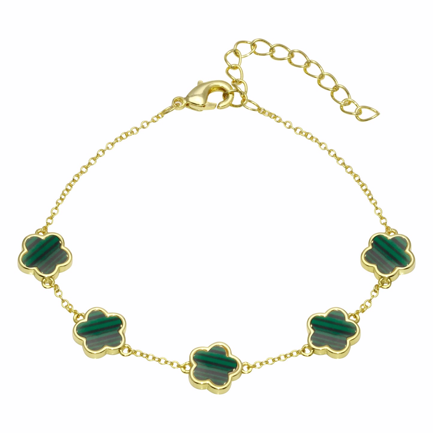 Pulsera Flor de 5 Piedras