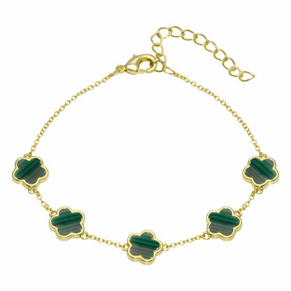 Pulsera Flor de 5 Piedras