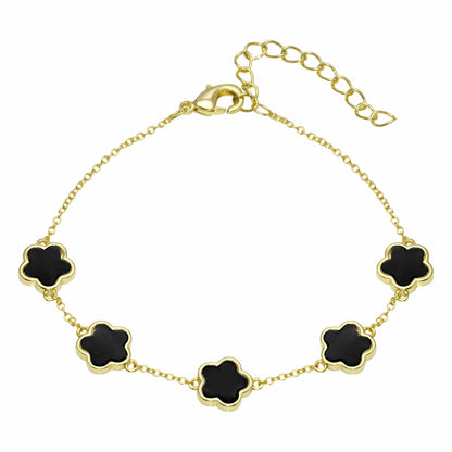 Pulsera Flor de 5 Piedras