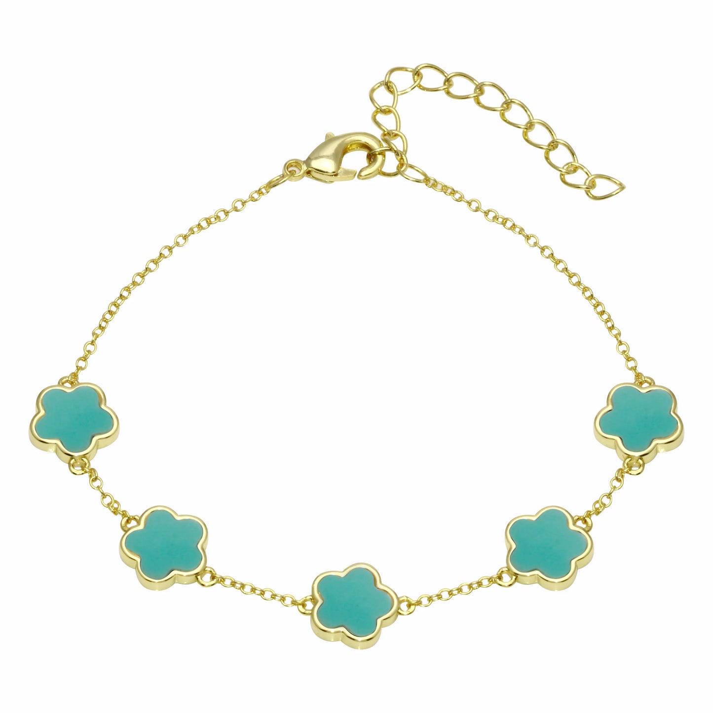 Pulsera Flor de 5 Piedras